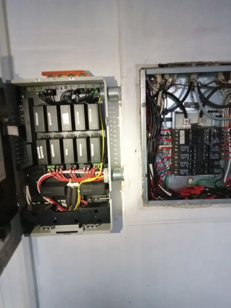 Electrical panel upgrade completed for Security Camera Wiring in Boca Raton